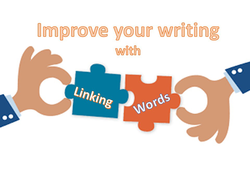 linking words ielts writing task 1